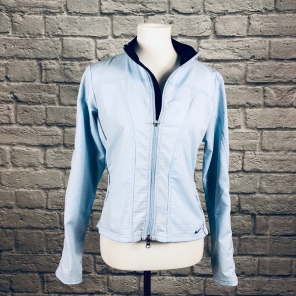 Nike Jackets & Blazers - Nike Powder Blue Sphere Dry Zip Jacket